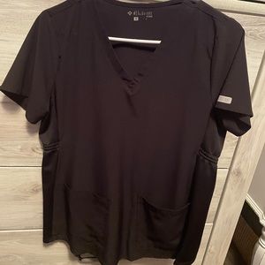 maternity scrubs S top XS petite bottoms